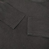 MHL. コットン プルオーバー 595-9169505 長袖Ｔシャツ カットソー ロンＴ ブラック レディース エムエイチエル【中古】6-1003M∞