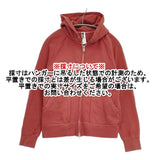 MHL. コットン 595-169375 ジップアップ サイズ2 パーカー オレンジ レディース エムエイチエル【中古】6-1003M∞