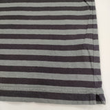 prit コットン ボーダー サイズ1 半袖Ｔシャツ カットソー グレー ブラック レディース プリット【中古】6-0810S◎