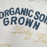 45R/45rpm 45DASH AI INDIGO サイズ2 半袖Ｔシャツ カットソー ホワイト ネイビー レディース フォーティーファイブアールピーエム【中古】6-0810S◎