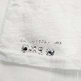 45R/45rpm 45DASH AI INDIGO サイズ2 半袖Ｔシャツ カットソー ホワイト ネイビー レディース フォーティーファイブアールピーエム【中古】6-0810S◎