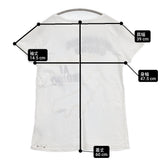 45R/45rpm 45DASH AI INDIGO サイズ2 半袖Ｔシャツ カットソー ホワイト ネイビー レディース フォーティーファイブアールピーエム【中古】6-0810S◎