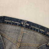 45R/45rpm 再び6.5空比古比女(加工) W28 ジーンズ デニムパンツ ブルー レディース フォーティーファイブアールピーエム【中古】6-0920G∞