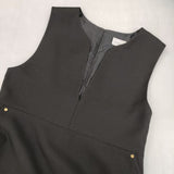 green label relaxing 新品 キーネック ワンピース 定価14300円 ワンピース ブラック レディース グリーンレーベルリラクシング【中古】6-1004M∞