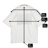 pot and tea cafe contes コーヒーゼリープリントTシャツ コットン 半袖Ｔシャツ カットソー ホワイト グレー レディース ポットアンドティー【中古】6-0810S◎