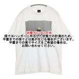 pot and tea cafe contes コーヒーゼリープリントTシャツ コットン 半袖Ｔシャツ カットソー ホワイト グレー レディース ポットアンドティー【中古】6-0810S◎