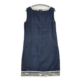 VIVIENNE TAM コットン デニム 016-242600 ノースリーブ ワンピース ネイビー レディース ヴィヴィアンタム【中古】6-0817S◎
