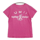 45R/45rpm umii 908 コットン サイズ1 半袖Ｔシャツ カットソー ピンク レディース フォーティーファイブアールピーエム【中古】6-0810S◎