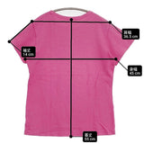 45R/45rpm umii 908 コットン サイズ1 半袖Ｔシャツ カットソー ピンク レディース フォーティーファイブアールピーエム【中古】6-0810S◎