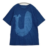 45R/45rpm インディゴ くじら サイズ3 コットン 半袖Ｔシャツ カットソー ネイビー レディース フォーティーファイブアールピーエム【中古】6-0810S◎