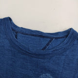 45R/45rpm インディゴ くじら サイズ3 コットン 半袖Ｔシャツ カットソー ネイビー レディース フォーティーファイブアールピーエム【中古】6-0810S◎