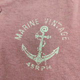 45R/45rpm WAIKIKI MARINE VINTAGE コットン サイズ3 ポロシャツ ピンク レディース フォーティーファイブアールピーエム【中古】6-0810S◎