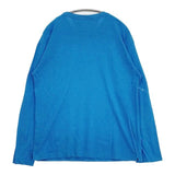45R/45rpm コットン サイズ4 長袖Ｔシャツ カットソー ロンＴ ブルー レディース フォーティーファイブアールピーエム【中古】6-1004M∞
