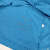 45R/45rpm コットン サイズ4 長袖Ｔシャツ カットソー ロンＴ ブルー レディース フォーティーファイブアールピーエム【中古】6-1004M∞