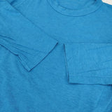 45R/45rpm コットン サイズ4 長袖Ｔシャツ カットソー ロンＴ ブルー レディース フォーティーファイブアールピーエム【中古】6-1004M∞