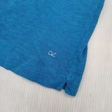45R/45rpm コットン サイズ4 長袖Ｔシャツ カットソー ロンＴ ブルー レディース フォーティーファイブアールピーエム【中古】6-1004M∞