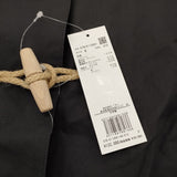 MARGARET HOWELL DENSE COTTON POPLIN 定価132000円 578-5112001 サイズ2 ライナーベスト付き コート 25SS ブラック レディース マーガレットハウエル【中古】6-0814T♪