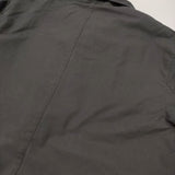 MARGARET HOWELL DENSE COTTON POPLIN 定価132000円 578-5112001 サイズ2 ライナーベスト付き コート 25SS ブラック レディース マーガレットハウエル【中古】6-0814T♪