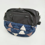 VISVIM BALLISTIC PATCHWORK 8L 0114103003063 パッチワーク ウエストバッグ ブラック ネイビー メンズ ビズビム/ヴィズヴィム【中古】6-0821G♪