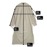 IENA メランジシャツワンピース 定価22000円 プルオーバー ワンピース ベージュ レディース イエナ【中古】6-1004M∞