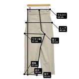 DRESSTERIOR ベルテッドテーパードパンツ リネンブレンド パンツ ベージュ レディース ドレステリア【中古】6-1004G∞