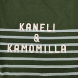 ほぼ日 ほぼ日イトイ新聞 森のボーダーシャツ サイズLL 長袖Ｔシャツ カットソー ロンＴ グリーン ユニセックス ほぼ日【中古】6-1004M∞