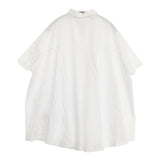 patterntorso PK-00403 コットン フレンチスリーブ ブラウス シャツ ホワイト レディース パターントルソ【中古】6-0810S◎