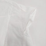 patterntorso PK-00403 コットン フレンチスリーブ ブラウス シャツ ホワイト レディース パターントルソ【中古】6-0810S◎