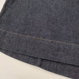 45R/45rpm デニムのカットワーク刺繍スモックドレス 定価55000円 ワンピース ネイビー インディゴ レディース フォーティーファイブアールピーエム【中古】6-0814M♪