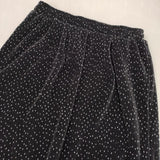 URBAN RESEARCH Sonny Label マイクロプリーツイージースカート ドット柄 ロングスカート 26SS ブラック レディース アーバンリサーチサニーレーベル【中古】6-0930M∞