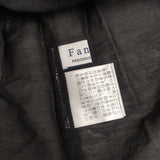 FANAKA 新品 半袖レース切替2WAYブラウス 定価14300円 261-2012 ブラウス シャツ ブラック ネイビー レディース ファナカ【中古】6-0817S◎