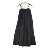 BEAUTY&YOUTH UNITED ARROWS 25SS ナイロンコットン バックホール キャミワンピース 2WAY 定価15950円 1626-162-4513 ワンピース ブラック レディース ビューティアンドユース【中古】6-0905S◎