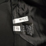 BEAUTY&YOUTH UNITED ARROWS 25SS ナイロンコットン バックホール キャミワンピース 2WAY 定価15950円 1626-162-4513 ワンピース ブラック レディース ビューティアンドユース【中古】6-0905S◎