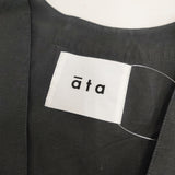 ata アタ Vネック CLASKA 4211-0878 ワンピース ブラック レディース【中古】6-0817S◎