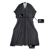 URBAN RESEARCH DOORS 26SS ピンタックギャザーワンピース 定価16500円 DR26230-2060606 ワンピース ブラック レディース アーバンリサーチドアーズ【中古】6-0817S◎