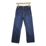 Drawer センターライン コットンインディゴ５Pデニムパンツ 6514-299-1176 サイズ34 デニムパンツ ネイビー レディース ドゥロワー【中古】6-0930G∞