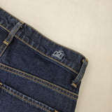 Drawer センターライン コットンインディゴ５Pデニムパンツ 6514-299-1176 サイズ34 デニムパンツ ネイビー レディース ドゥロワー【中古】6-0930G∞
