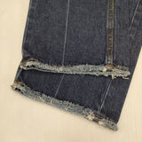 Drawer センターライン コットンインディゴ５Pデニムパンツ 6514-299-1176 サイズ34 デニムパンツ ネイビー レディース ドゥロワー【中古】6-0930G∞