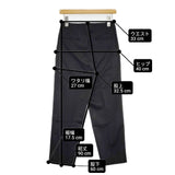 Drawer 6514-236-1374 ウールセンタープレススラックス サイズ34 日本製 パンツ ブラック レディース ドゥロワー【中古】6-0930G∞
