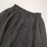 cloth&cross Hug O War リネン サイズ1 ロングスカート ブラック レディース クロス＆クロス ハグオーワー【中古】6-1004M∞