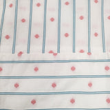 YAB-YUM ストライプ 刺繍 ノースリーブワンピース Mサイズ ワンピース キナリ 多色 レディース ヤブヤム【中古】6-0817S◎