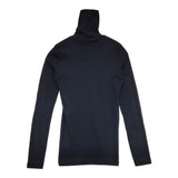PETIT BATEAU モロッコ製 コットン タートルネックカットソー 16ans 長袖Ｔシャツ カットソー ロンＴ ネイビー レディース プチバトー【中古】6-0927M△