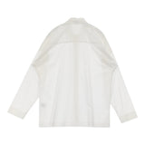 HOMME PLISSE ISSEY MIYAKE JERSEY SHIRT HP46-JJ335 サイズ2 長袖シャツ 24SS ホワイト メンズ オム プリッセ イッセイミヤケ【中古】6-0821M♪