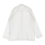 HOMME PLISSE ISSEY MIYAKE バンドカラーシャツ HP36FJ031 サイズ2 長袖シャツ ホワイト メンズ オム プリッセ イッセイミヤケ【中古】6-0821M♪