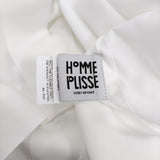 HOMME PLISSE ISSEY MIYAKE バンドカラーシャツ HP36FJ031 サイズ2 長袖シャツ ホワイト メンズ オム プリッセ イッセイミヤケ【中古】6-0821M♪