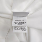 HOMME PLISSE ISSEY MIYAKE バンドカラーシャツ HP36FJ031 サイズ2 長袖シャツ ホワイト メンズ オム プリッセ イッセイミヤケ【中古】6-0821M♪