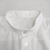 HOMME PLISSE ISSEY MIYAKE バンドカラーシャツ HP36FJ031 サイズ2 長袖シャツ ホワイト メンズ オム プリッセ イッセイミヤケ【中古】6-0821M♪