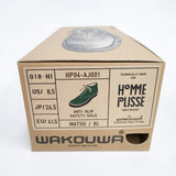 HOMME PLISSE ISSEY MIYAKE 未使用 WAKOUWA 松 MATSU 26.5cm HP04-AJ001 スニーカー グリーン ブラック メンズ オム プリッセ イッセイミヤケ【中古】6-0815G◎