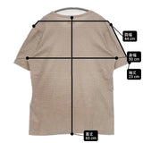 pyjama clothing コットン サイズM ボーダー 半袖 カットソー ブラウン ホワイト レディース ピジャマクロージング【中古】6-0817S◎