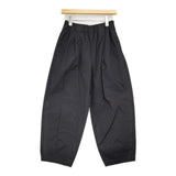 かぐれ コットンクロップドパンツ 定価15400円 GAA4-24M013 イージー クロップドパンツ 25SS ブラック レディース かぐれ/KAGURE【中古】6-0821M♪